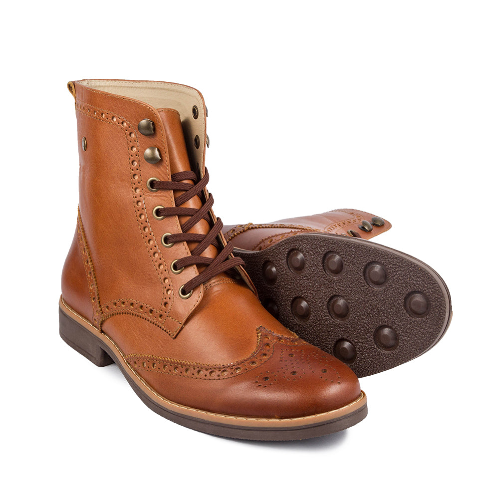 BOTA OXFORD HOMBRE MIEL